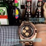 Best Replica Audemars Piguet Royal Oak Brown Dial Camouflage Strap Watch